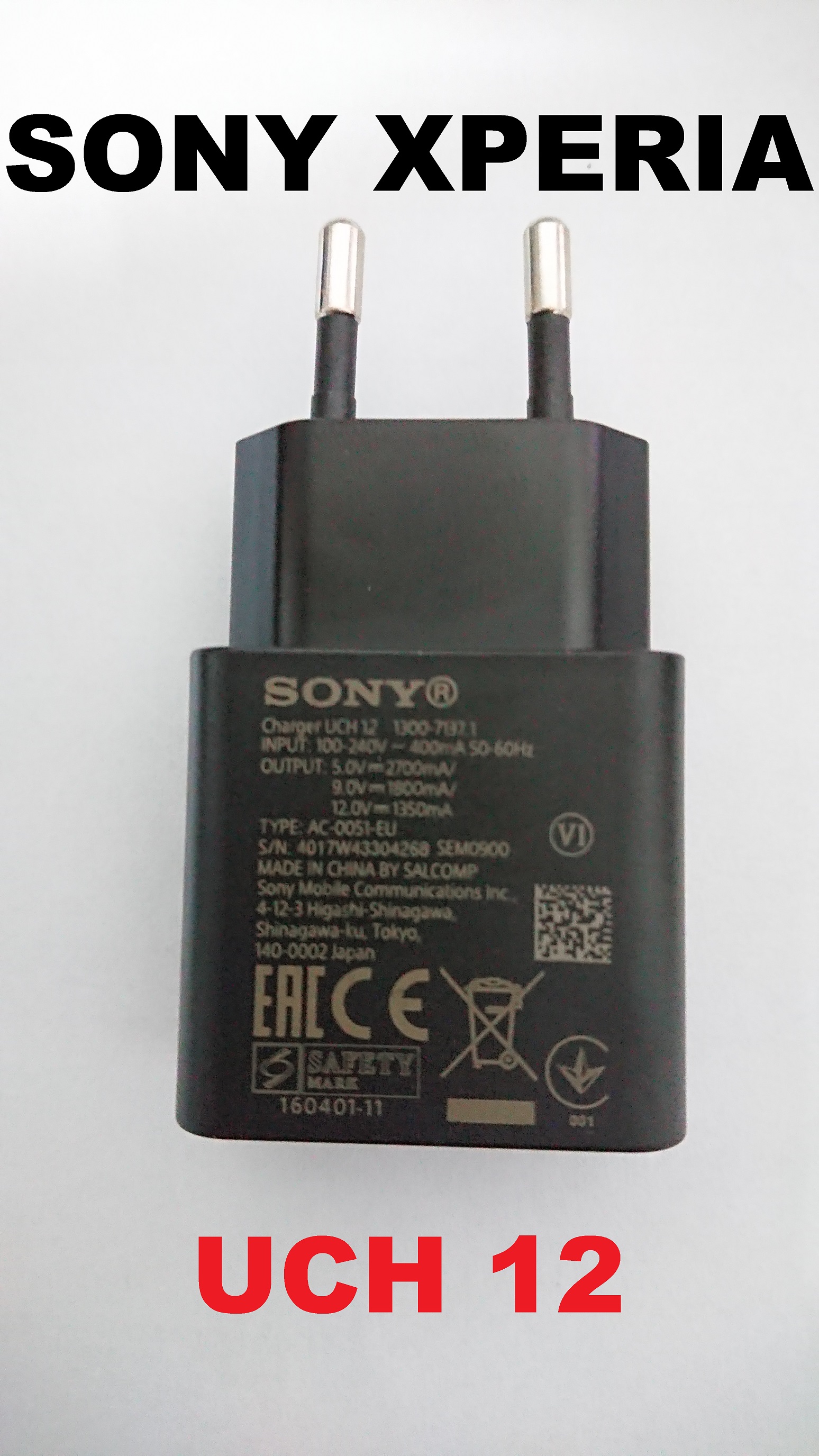[HCM]BỘ SẠC NHANH CHÍNH HÃNG SONY UCH12