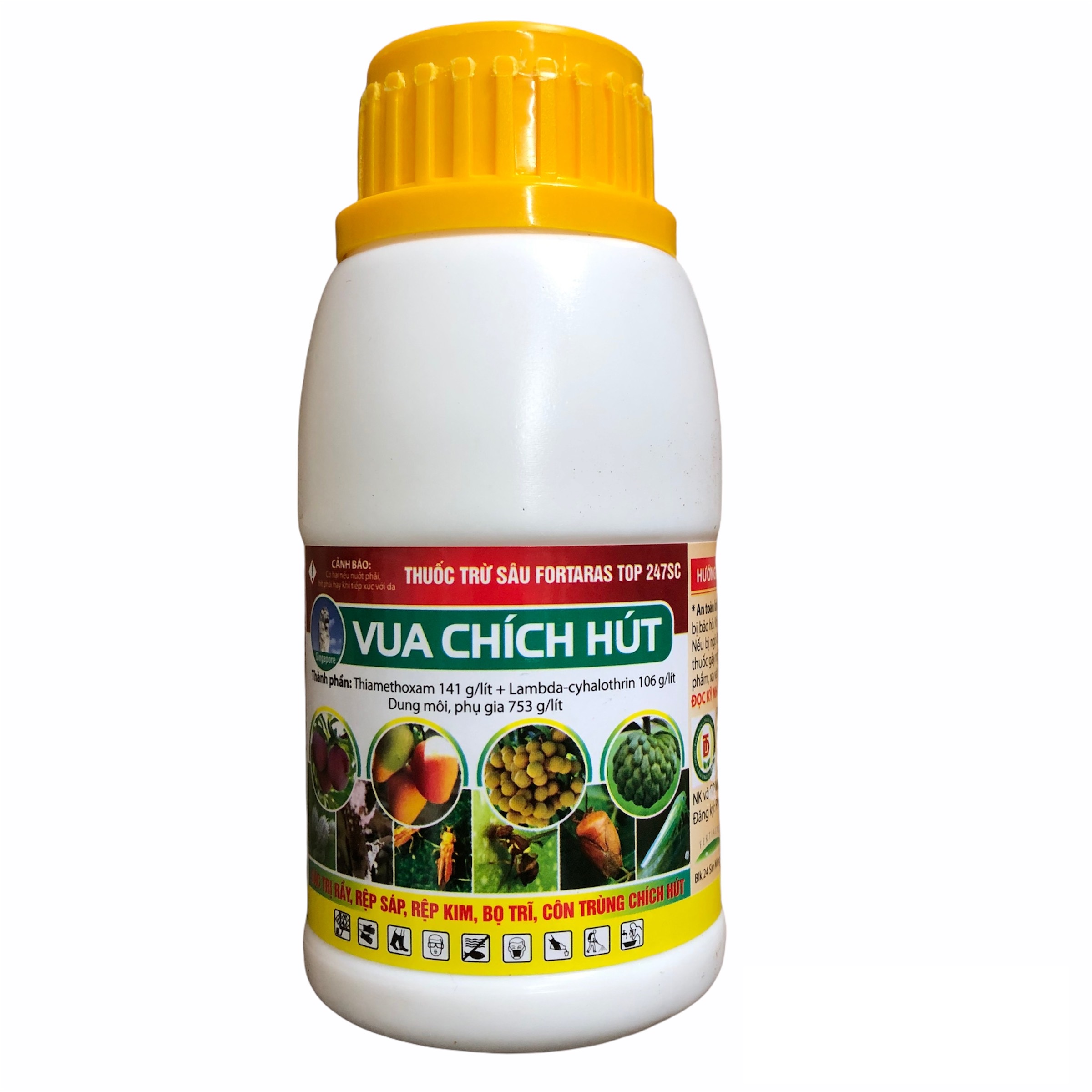 Thuốc diệt bọ trĩ, diệt tất cả côn trùng chích hút hại cây trồng, diệt rệp sáp, rầy xanh, sâu, chai 240ml