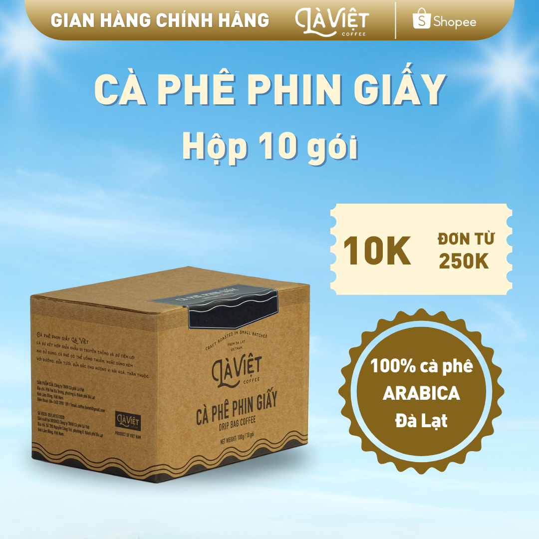 Cà Phê Phin Giấy Là Việt 100% Arabica