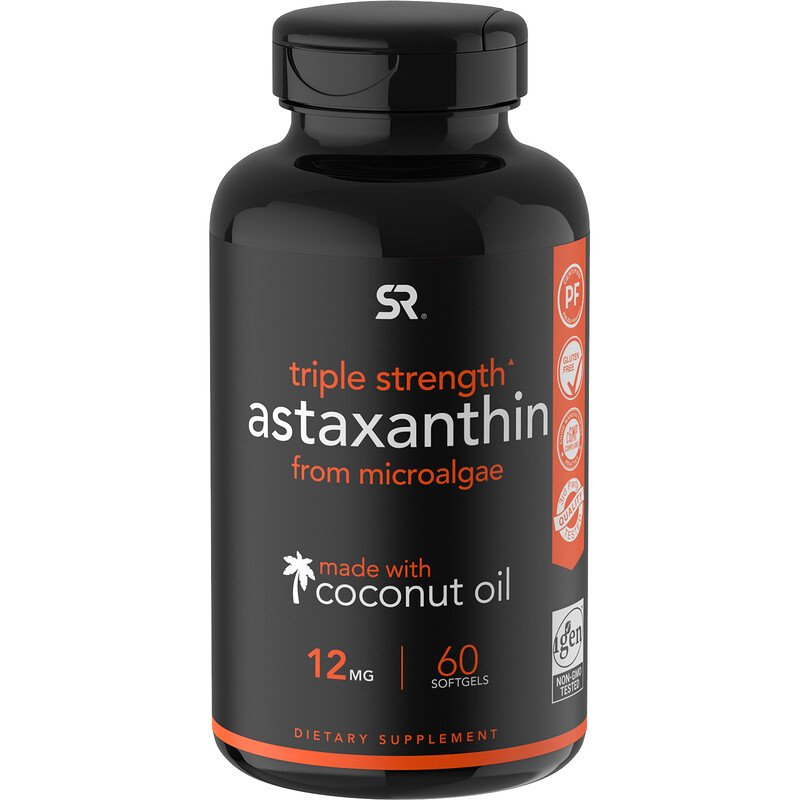 Sports Research, Astaxanthin, Triple Strength, 12 mg, 60 Softgels