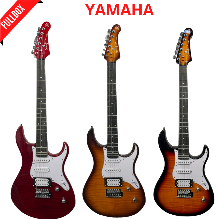 Đàn guitar điện yamaha pacifica kèm cần nhúng + tặng kèm phụ kiện yn02