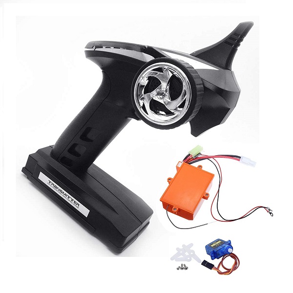 Bộ điều khiển tx rx ft009 + servo xanh