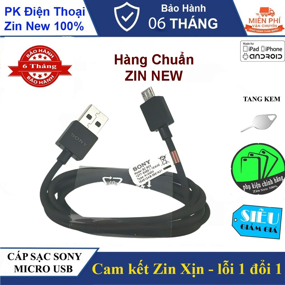 Cáp sony ec803 micro usb chính hãng - chuẩn zin xịn