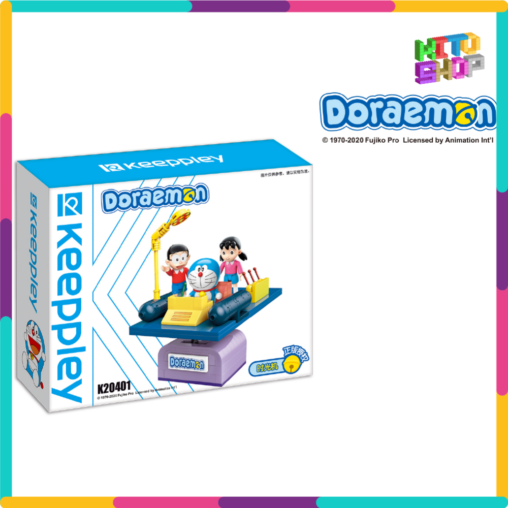 Keeppley doraemon đồ chơi lắp ráp 20401 cỗ máy thời gian nobita cho trẻ từ 6 tuổi