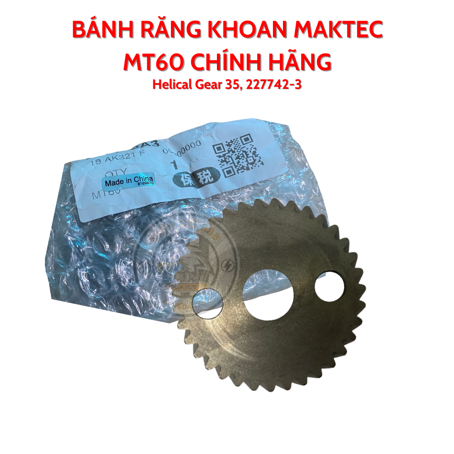 Nhông bánh răng khoan Maktec MT60 kích thước 10x39mm
