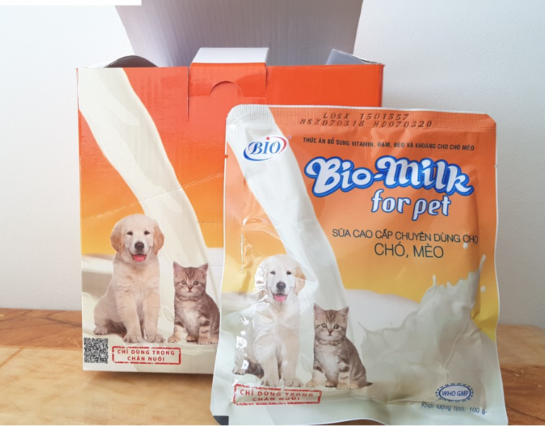 Sữa Bột Cho Chó Mèo Bio Milk For Pet 100g