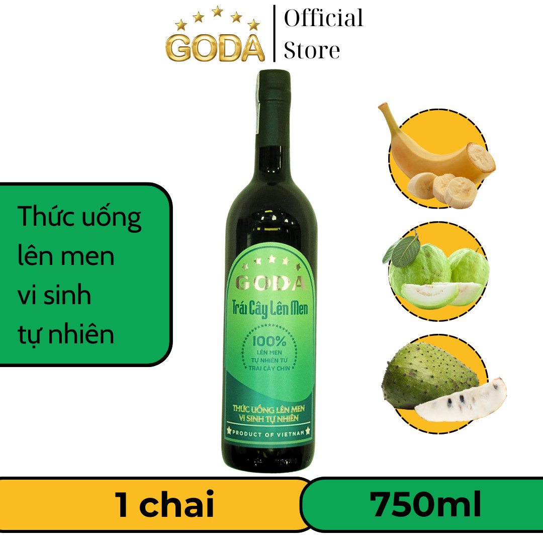 Combo 2 chai nước Trái Cây Lên Men Tự Nhiên GODA