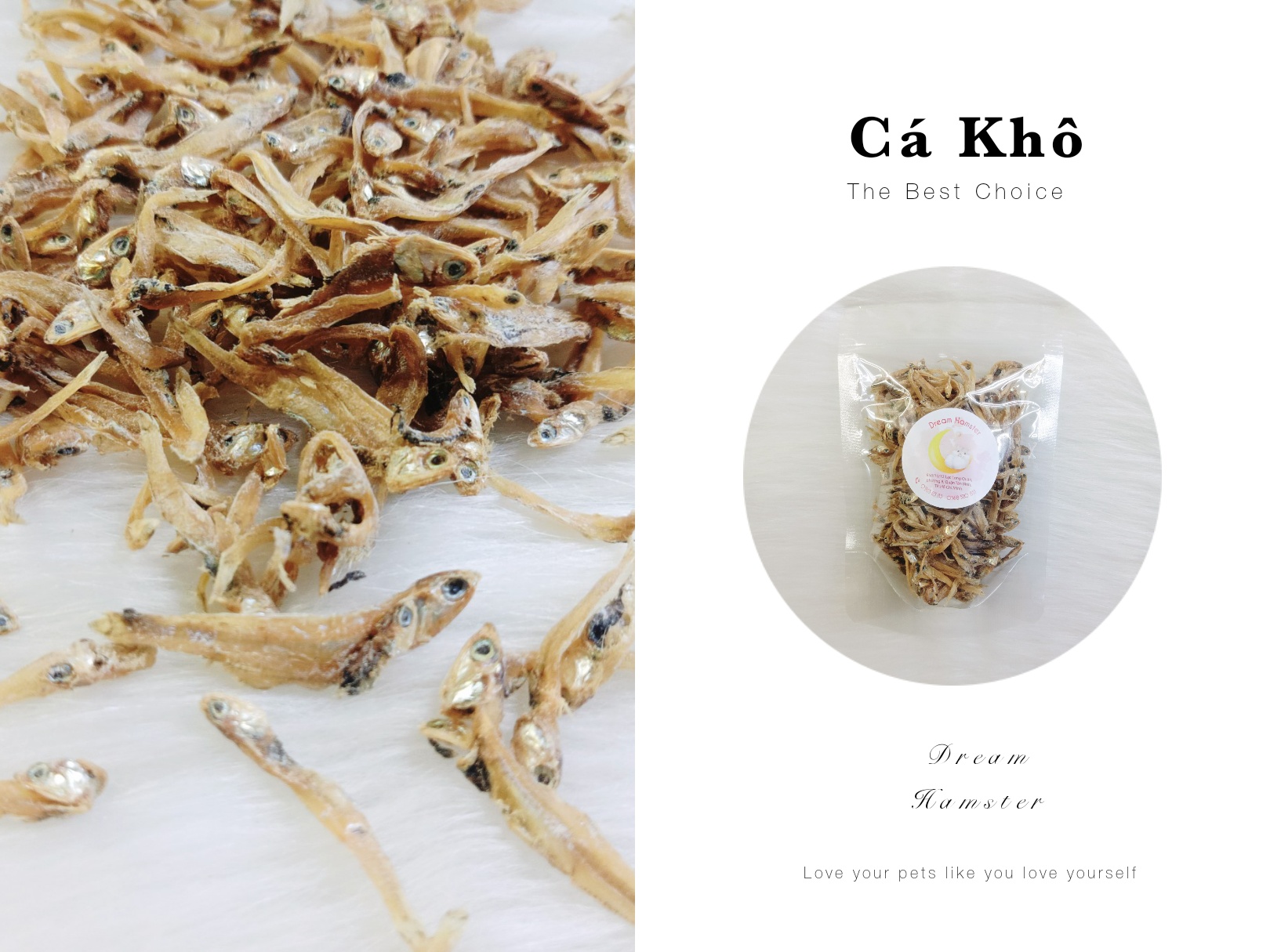 Cá khô cho Hamster