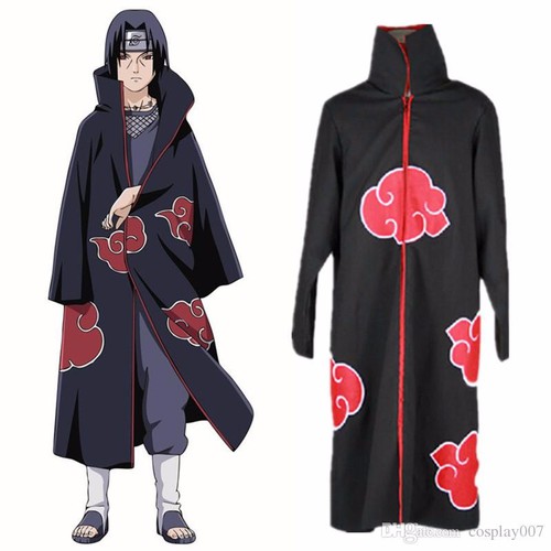 Áo choàng măng tô hóa trang Akatsuki trong anime Naruto