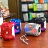 Loa bluetooth bass mạnh loa A005 có đèn led RGB,Loa bluetooth cầm tay, Loa bluetooth mini, Loa không dây nghe nhạc kết nối đa cổng, Âm thanh 9D 360 độ, Bass 2 màng siêu hay, Loa di động Pin siêu trâu 3000mah