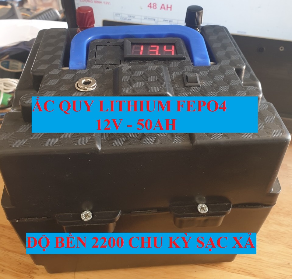 ẮC QUY LITHIUM 12V-50AH - LITHIUM FePO4