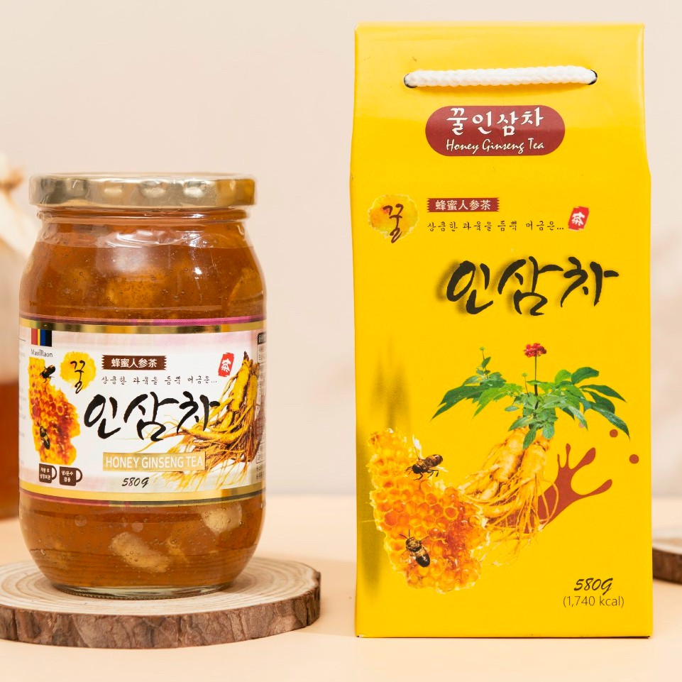 Nhân sâm lát ngâm mật ong Danongwon Hàn Quốc 580g
