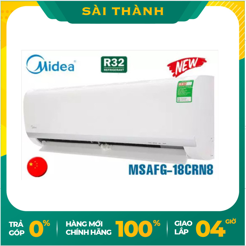 Điều hòa midea 1 chiều btu msafg-18crn8- baỏ hành chính hãng- giao hàng nhanh 4h