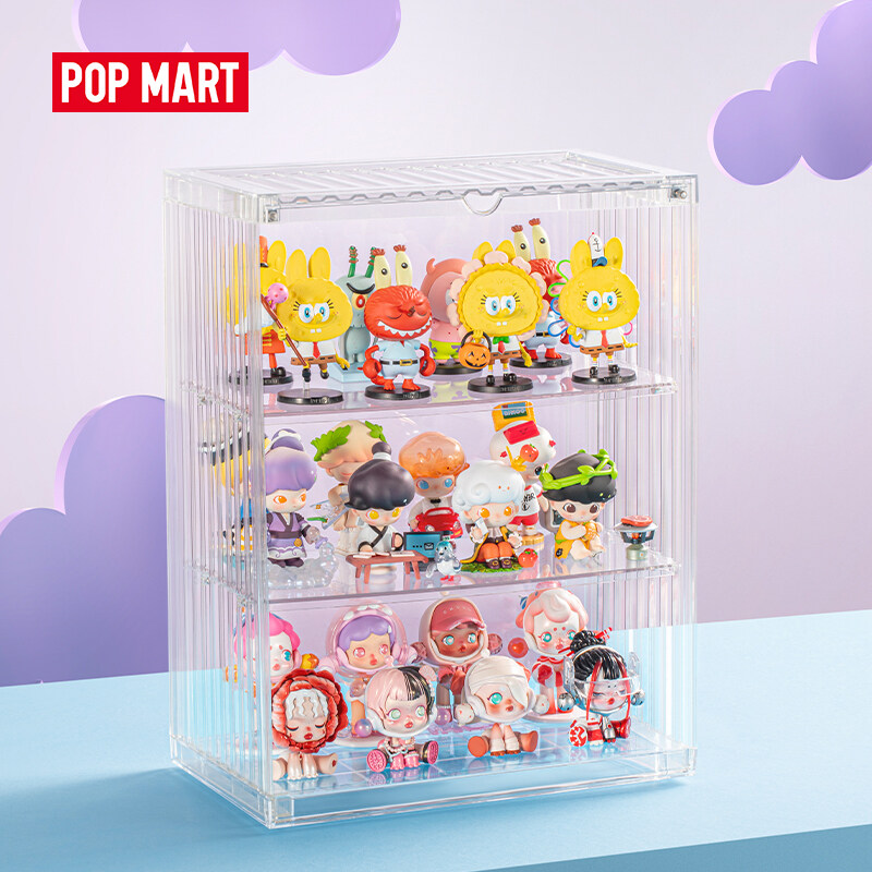 POP MART 400 Display Box Transparent Assembled Containenot included Blind Box