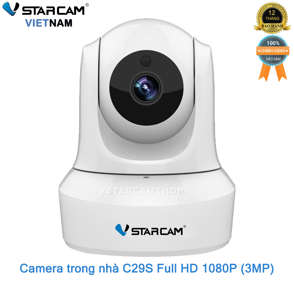 Camera wifi ip vstarcam c29s full hd 1080p 3 megapixel bảo hành 12 tháng