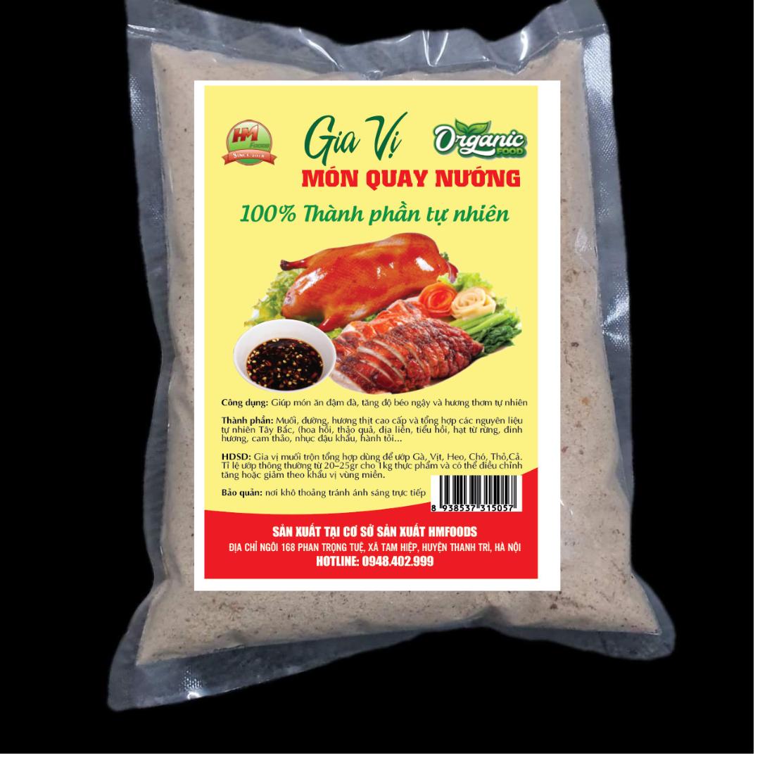 1 Kg Gia vị làm món quay nướng, áp dụng cho Vịt, Gà, Lơn Nguyên Con, Ba chỉ
