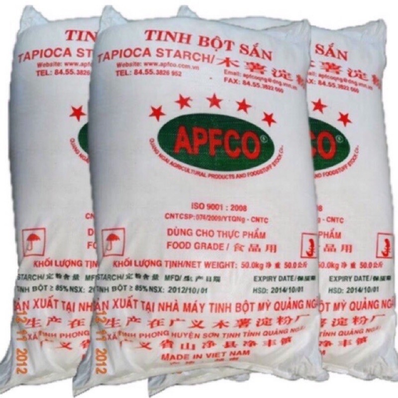 HANG Tinh bột sắn nguyên chất 1kg