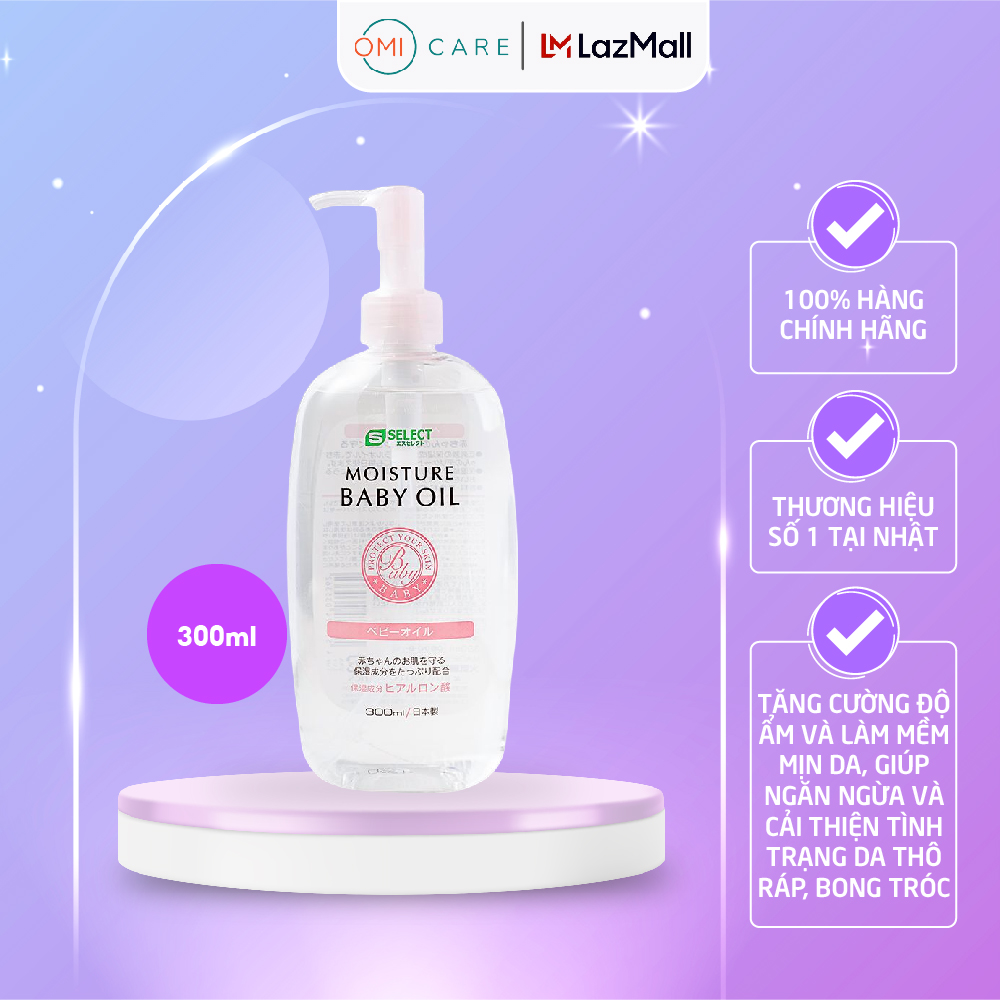 Dầu massage cho bé s select nhật bản 300ml