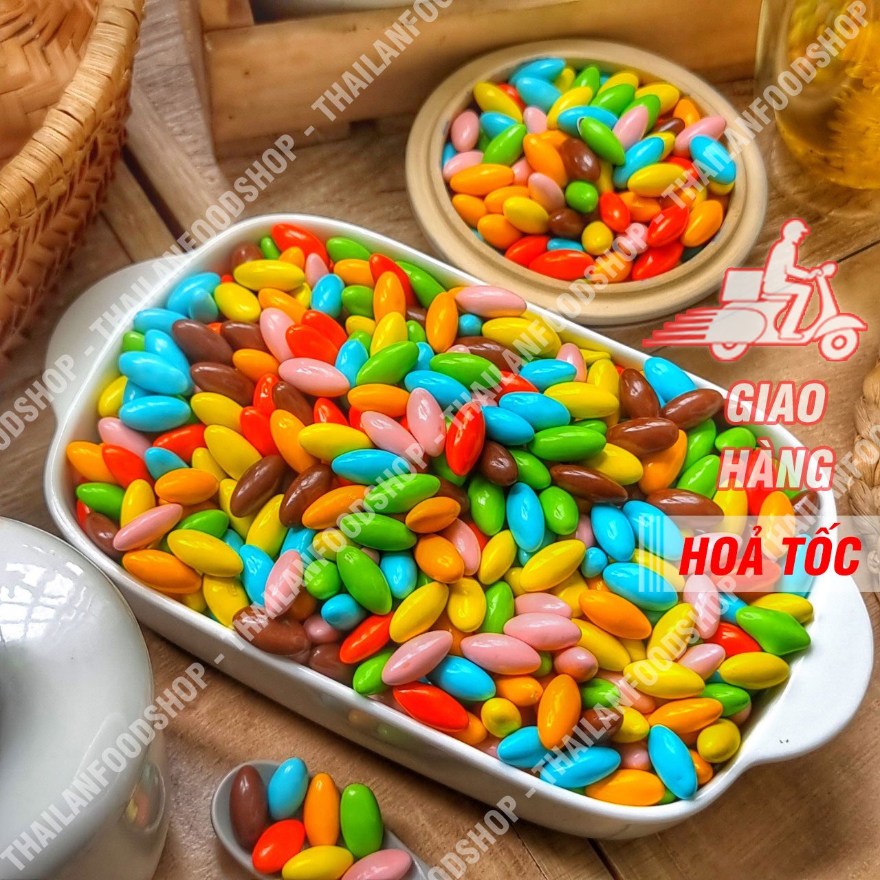 Kẹo nhộng socola - túi 2,5kg