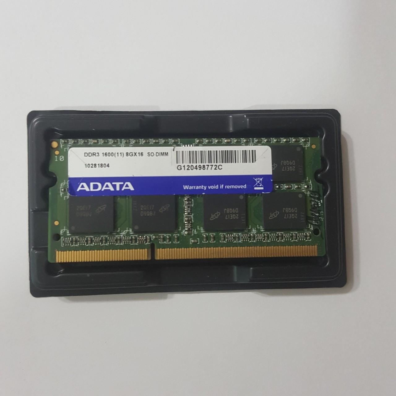 Ram laptop DDR3 8GB Bus 1600 (nhiều hãng)samsung/hynix/kingston/micron/ crucial/navia/eldipa/Apacer..