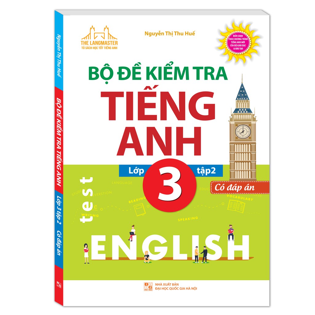 Sách - bộ đề kiểm tra tiếng anh lớp 3 tập 2 - có đáp án