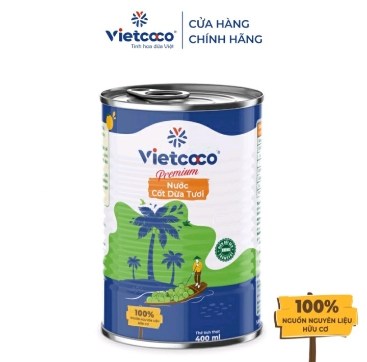 Nước cốt dừa VietCoco lon 400ml