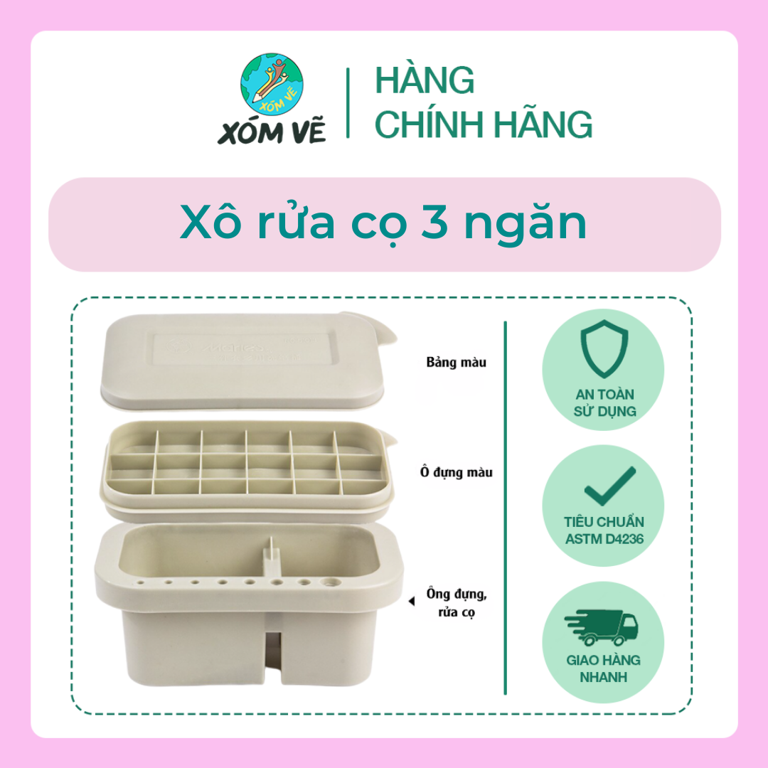 Xô đựng nước rửa cọ đa năng Maries
