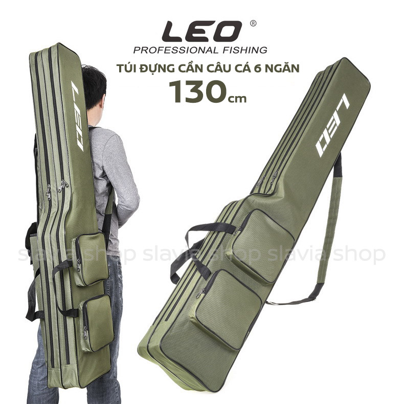 Túi đựng cần câu cá & củi pcp dài 1m3, gồm 6 ngăn, chính hãng neo