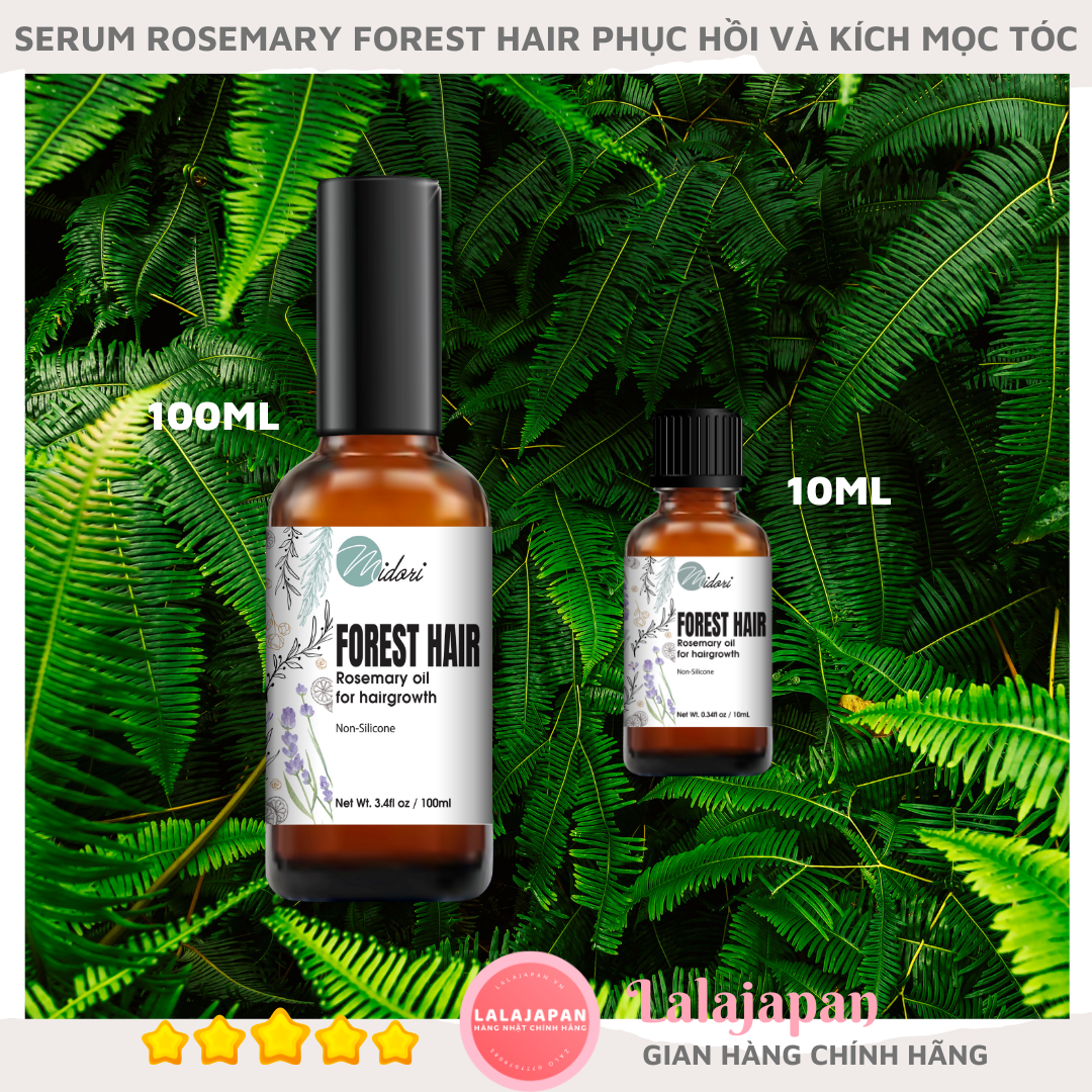 Serum Kích Mọc Tóc Rosemary Oil FOREST HAIR, Xịt Mọc Tóc Tinh Dầu Hương Thảo Dưỡng Tóc Dài Nhanh