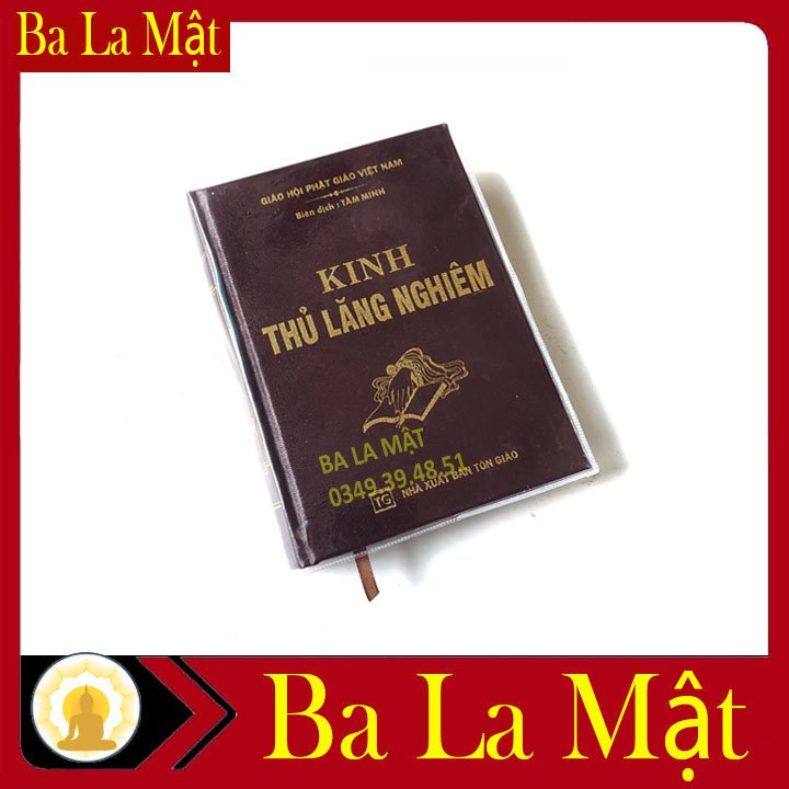 Kinh Thủ Lăng Nghiêm Trọn Bộ Bìa Da ( Quyển Giảng Nghĩa ) ( BA LA MẬT SHOP )
