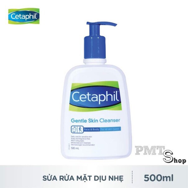SỮA RỬA MẶT CETAPHIL 500ML - SỮA RỬA MẶT DỊU NHẸ - ICARE