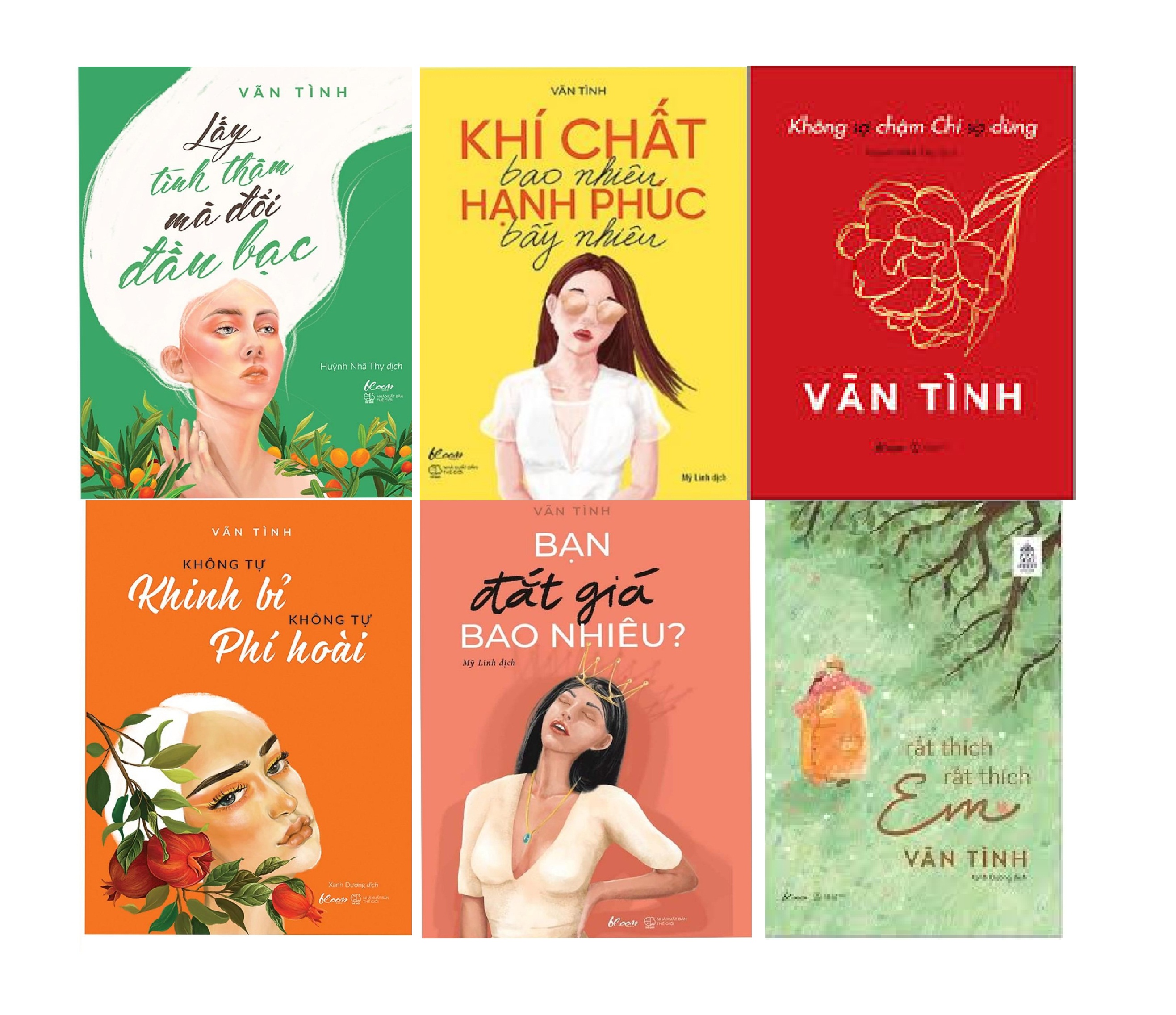 Nguyetlinhbook - Combo 6 cuốn của tác giả Vãn Tình.