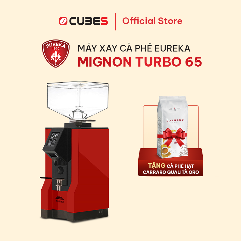 Máy xay cà phê Eureka Mignon Turbo 65 - Lưỡi dao 65mm - Nhập khẩu chính hãng từ Ý - Bảo hành 12 tháng