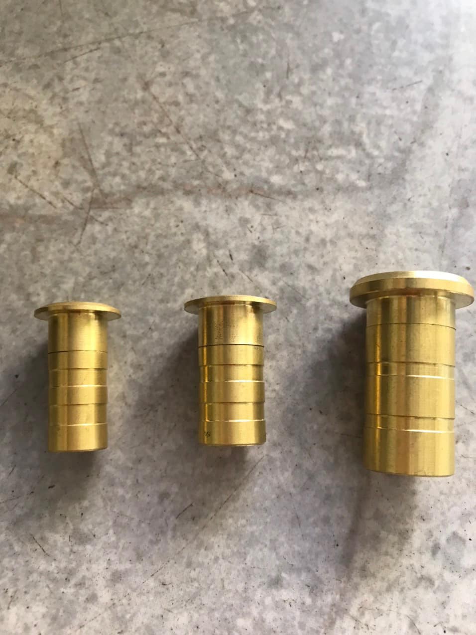 Hố chốt đồng chốt cánh cửa phụ 3 kích thước