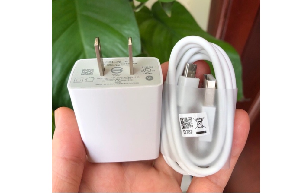 Combo sạc oppo vooc f5 933 2a zin máy sạc siêu nhanh