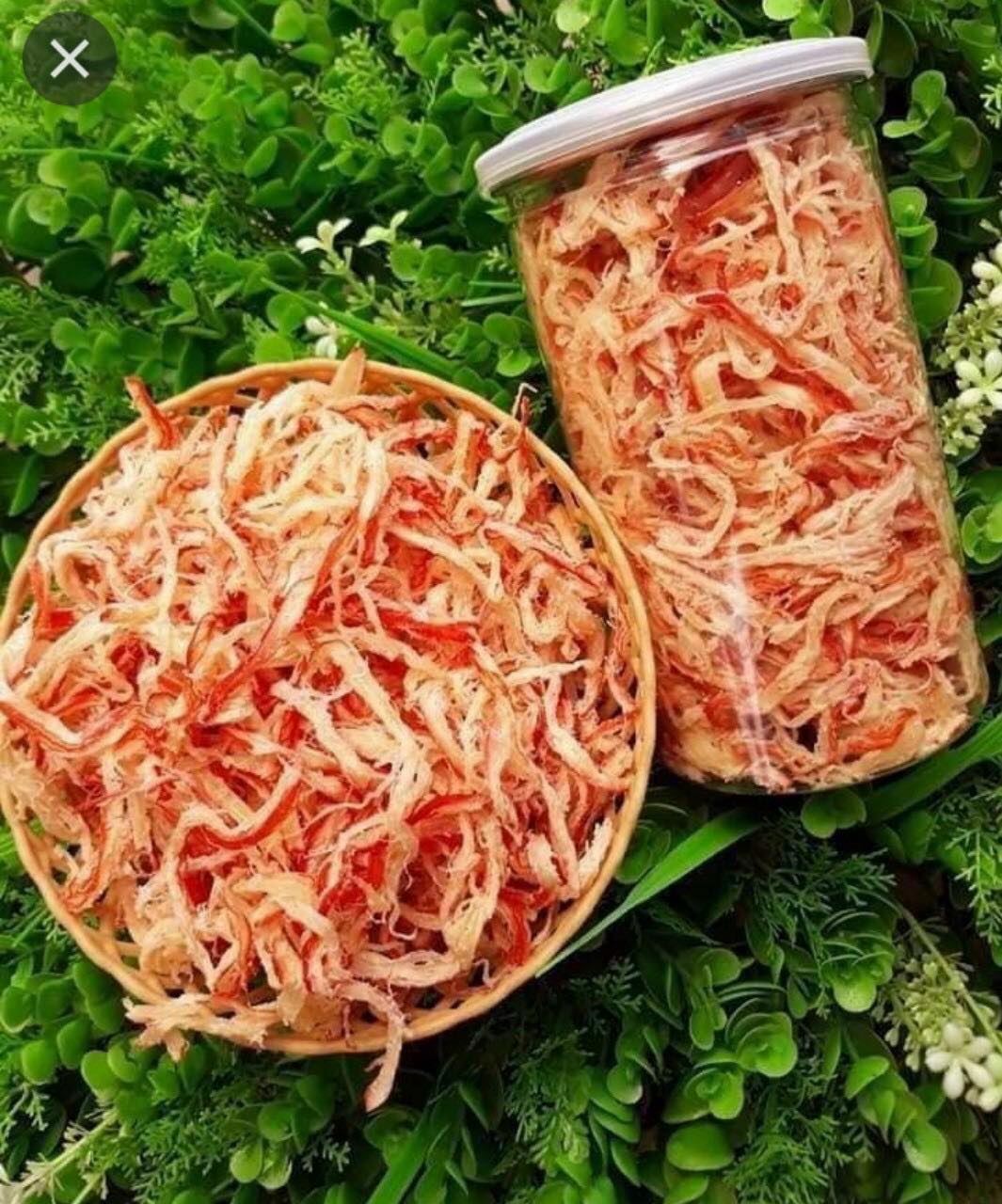Mực hấp nước dừa thơm ngon- Hủ 200 gram-ăn vặt lí tưởng