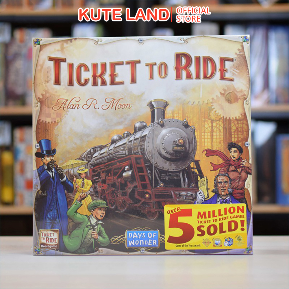 Bộ trò chơi board game ticket to ride vui nhộn