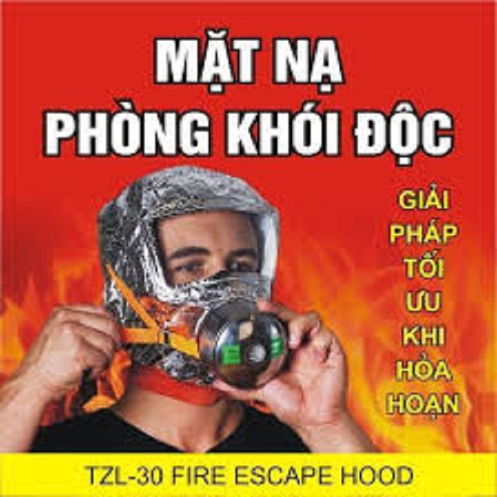  MẶT NẠ PHÒNG KHÓI THOÁT HIỂM KHẨN CẤP  MẶT NẠ THOÁT HIỂM PHÒNG CHÁY CHỮA CHÁY TLZ-30 