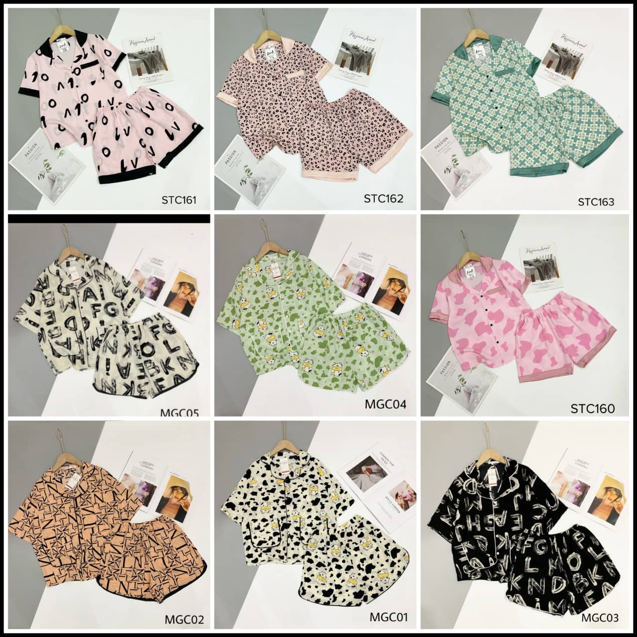 Bộ pijama đùi lụa mango cao cấp có size