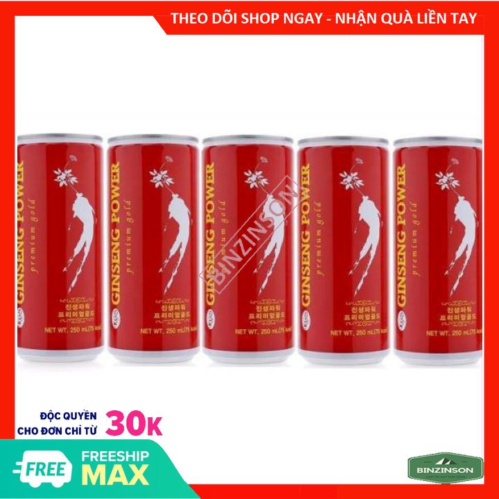Nước uống tăng lực hồng sâm ginseng power premium gold kgs hàn quốc - binzinson