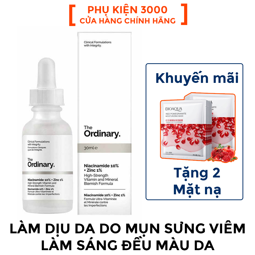 Serum làm dịu da các nốt mụn sưng viêm và ngăn ngừa mụn trứng cá chống lão