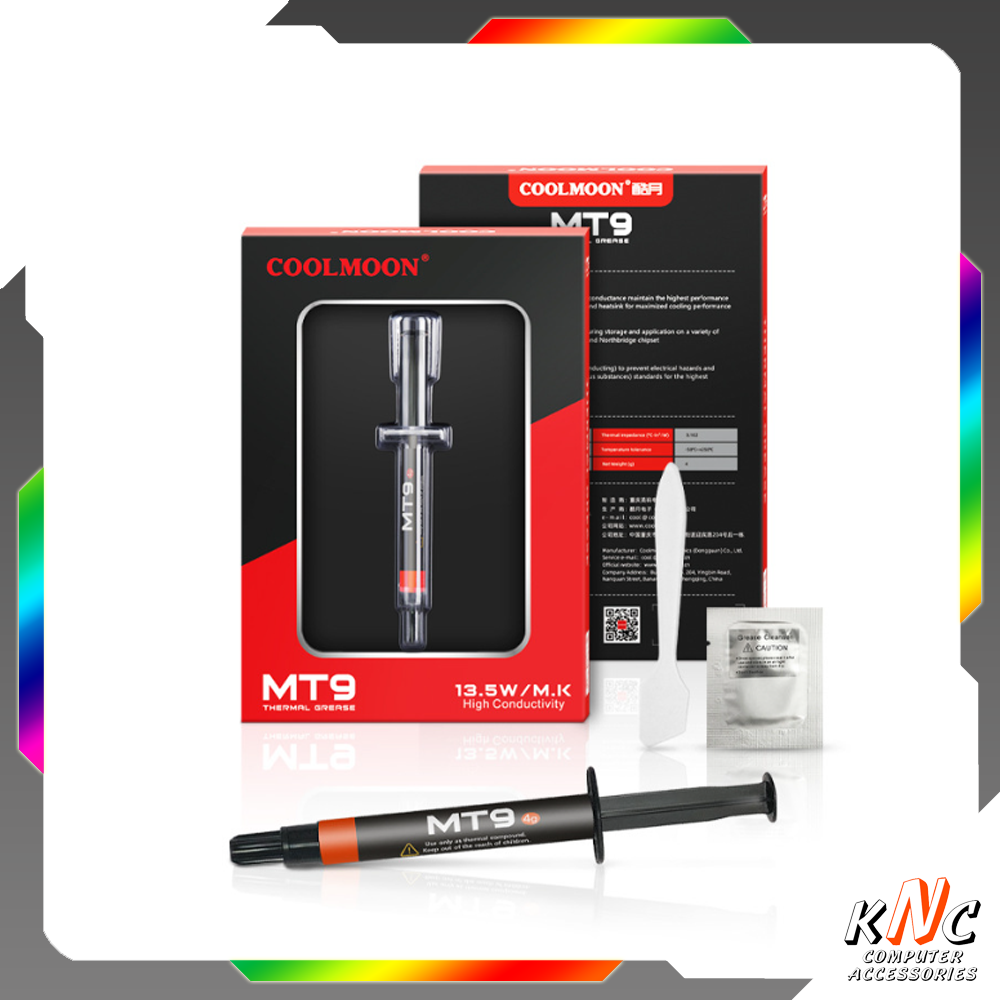 Keo tản nhiệt, mỡ silicone tản nhiệt cpu gpu coolmoon mt9 trọng lượng 2gr và 4gr