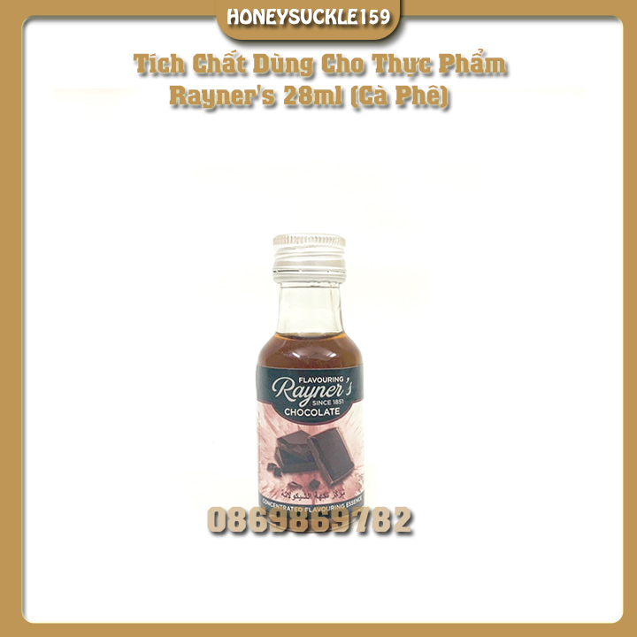 Tinh Chất Dùng Cho Thực Phẩm Tạo Hương Sô cô la Rayner's/Tinh Dầu Tạo Hương Chocolate Rayner's 28ml