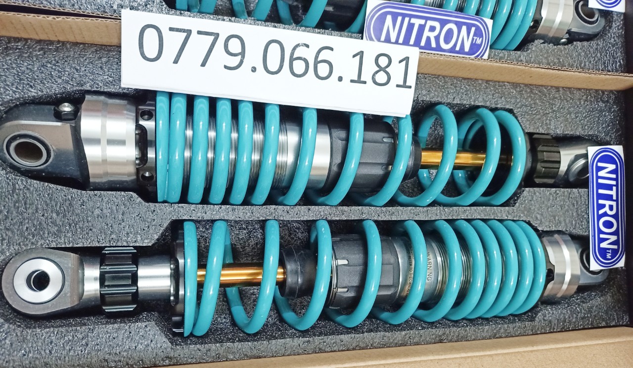 CẶP PHUỘC NITRON MÀU XANH TI VÀNG KHÔNG BÌNH DẦU GẮN WAVE DREAM FUTURE MỚI Y NHƯ HÌNH SẢN PHẨM CHẤT LƯỢNG NHANH TAY MUA NGAY