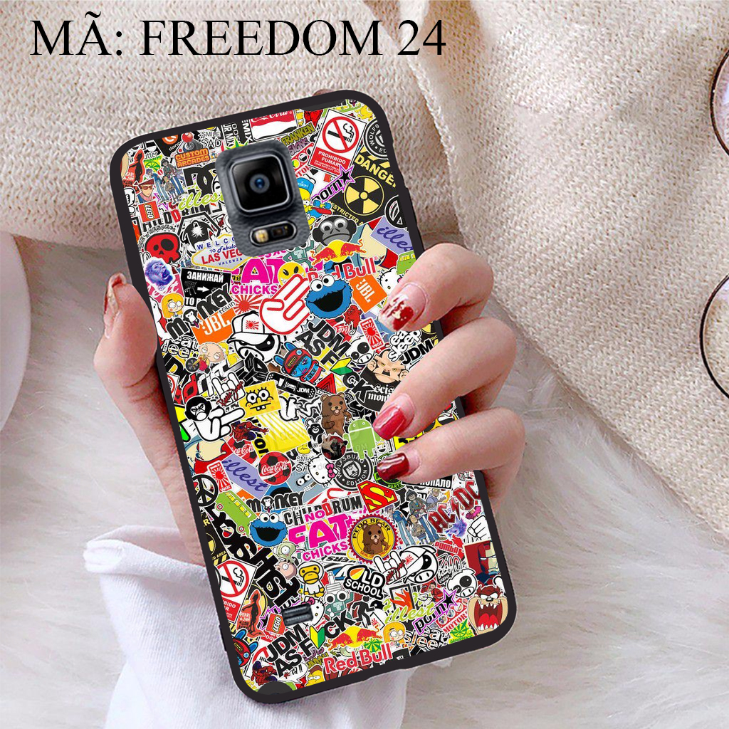 [HCM]Ốp lưng iCase dành cho Samsung Galaxy Note 4 viền dẻo TPU BST Phong cách tự do