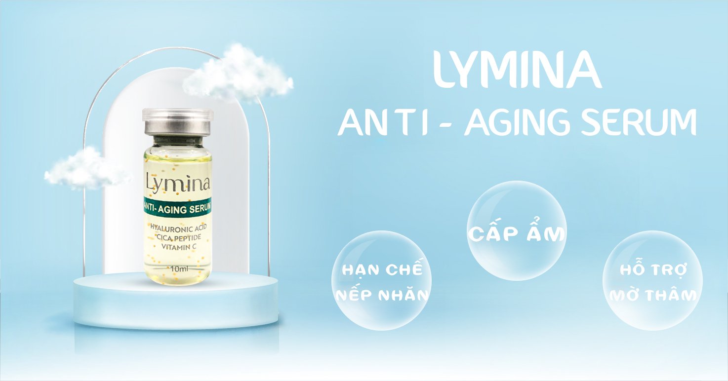 Serum trẻ hóa da Lymina TP Cos cấp ẩm, hạn chế nếp nhăn, hỗ trợ mờ thâm