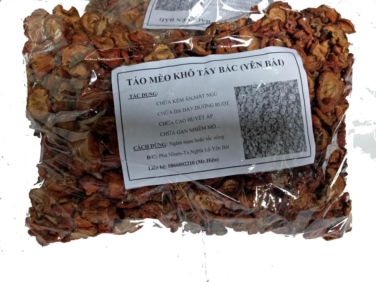 1KG TÁO MÈO KHÔ TÂY BẮC LOẠI ĐẸP