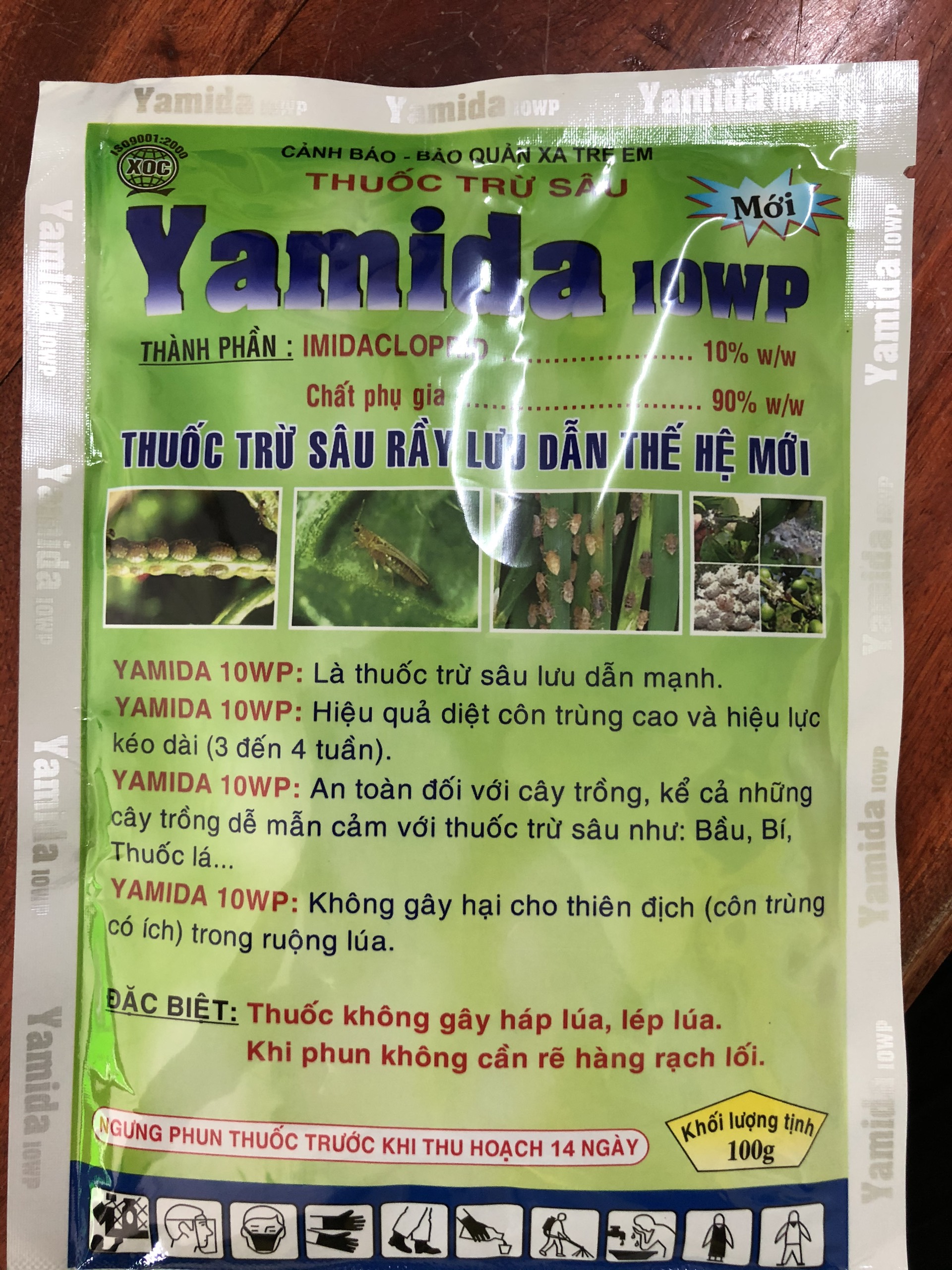Thuốc trừ sâu rầy- yamida 10wp