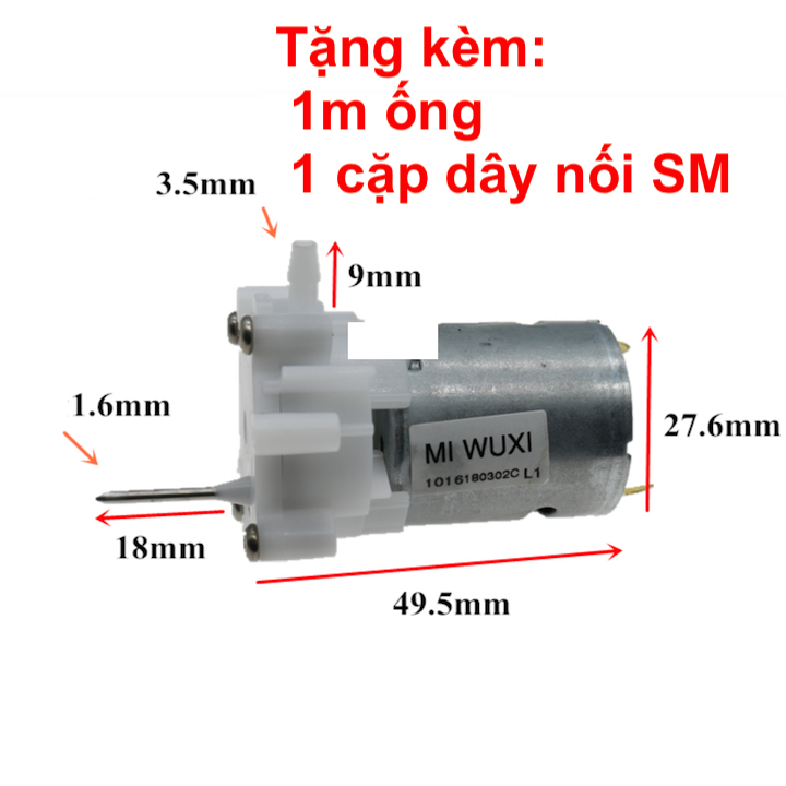 Bơm thủy lực - bơm bánh răng mini bằng nhựa