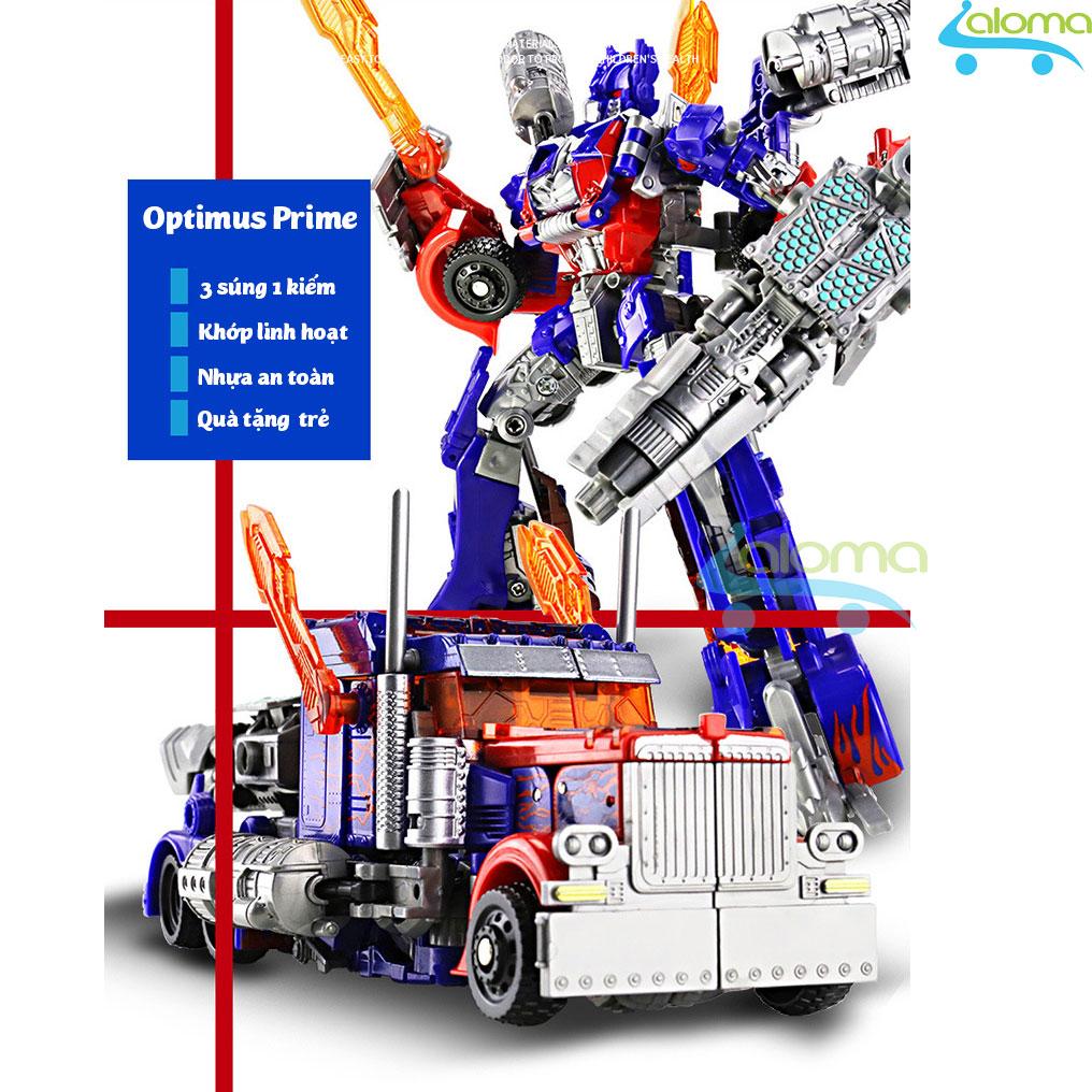 robot biến hình ôtô transformer cao 22cm mẫu optimus prime 6699-7 1